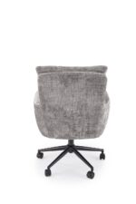 Fotel obrotowy MISHEL 62 cm popielaty do biura i gabinetu - obrazek 10