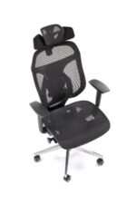 Fotel gabinetowy OTIS 70 cm czarny do biura i gabinetu - obrazek 10
