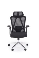 Fotel gabinetowy RUFINO 62 cm czarny do biura i gabinetu - obrazek 9