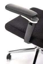 Fotel gabinetowy RUFINO 62 cm czarny do biura i gabinetu - obrazek 11