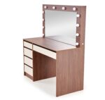 Toaletka HOLLYWOOD 2 XL 55 cm kaszmir / orzech do sypialni - obrazek 6