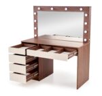 Toaletka HOLLYWOOD 2 XL 55 cm kaszmir / orzech do sypialni - obrazek 9