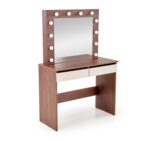 Toaletka HOLLYWOOD 2 43 cm kaszmir / orzech do sypialni - obrazek 2