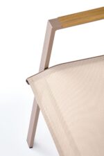 Krzesło ogrodowe HOVER 54 cm cappuccino / beżowy na taras i do ogrodu - obrazek 4