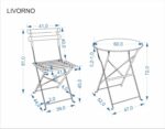 Zestaw ogrodowy LIVORNO 60 cm czarny na taras i do ogrodu - obrazek 25