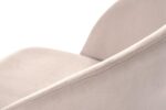 Krzesło barowe H96 48 cm kaszmir / beżowy zestaw 2 szt do kuchni i jadalni - obrazek 5