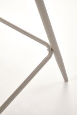 Krzesło barowe H96 48 cm kaszmir / beżowy zestaw 2 szt do kuchni i jadalni - obrazek 9