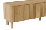 Szafka RTV ARANGO RTV-2 190 cm dąb hikora MDF do salonu - obrazek 3