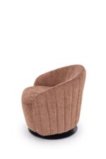 Fotel wypoczynkowy BASILIO 72 cm brązowy do salonu - obrazek 4