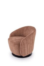 Fotel wypoczynkowy BASILIO 72 cm brązowy do salonu - obrazek 5