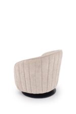Fotel wypoczynkowy BASILIO 72 cm cappuccino / beżowy do salonu - obrazek 2