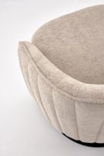 Fotel wypoczynkowy BASILIO 72 cm cappuccino / beżowy do salonu - obrazek 6