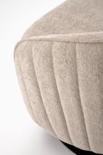 Fotel wypoczynkowy BASILIO 72 cm cappuccino / beżowy do salonu - obrazek 11