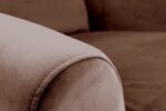 Fotel wypoczynkowy AGUSTIN 2 rozkładany 75 cm mokka velvet do salonu - obrazek 4