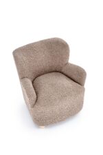 Fotel wypoczynkowy CLAUDIO 80 cm cappuccino do salonu - obrazek 8