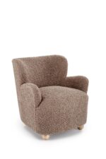 Fotel wypoczynkowy CLAUDIO 80 cm cappuccino do salonu - obrazek 9