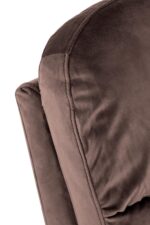 Fotel wypoczynkowy FELIPE 2 rozkładany 64 cm mokka velvet do salonu - obrazek 12
