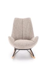 Fotel bujany LUIS 80 cm beżowy do salonu - obrazek 7