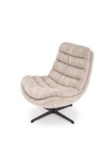 Fotel wypoczynkowy OLYMPIC 75 cm cappuccino / beżowy do salonu - obrazek 4