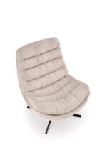 Fotel wypoczynkowy OLYMPIC 75 cm cappuccino / beżowy do salonu - obrazek 8