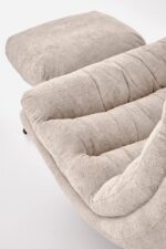 Fotel wypoczynkowy OLYMPIC 75 cm cappuccino / beżowy do salonu - obrazek 16
