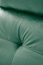 Fotel masujący SEMIR 2 z masażem 80 cm ciemny zielony velvet do salonu - obrazek 8