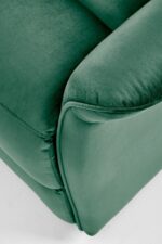 Fotel masujący SEMIR 2 z masażem 80 cm ciemny zielony velvet do salonu - obrazek 11