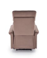 Fotel rozkładany SEMIR z USB 80 cm mokka velvet do salonu - obrazek 10