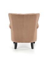 Fotel TITAN 73 cm beżowy velvet do salonu - obrazek 9