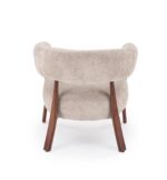 Fotel wypoczynkowy UDON 80 cm cappuccino / orzech do salonu - obrazek 12