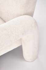 Fotel wypoczynkowy VARNA 88 cm kremowy do salonu - obrazek 12