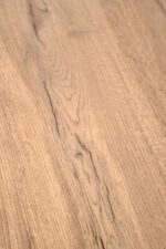 Ława ANGER zestaw 2 ław 75x55 cm dąb złoty / czarny MDF do salonu - obrazek 8