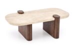 Ława CANOA 70x120 cm orzechowy / trawertyn / orzech MDF do salonu - obrazek 2