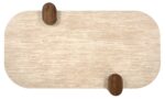 Ława CANOA 70x120 cm orzechowy / trawertyn / orzech MDF do salonu - obrazek 4
