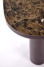 Ława CORDINA S 50x50 cm brązowy MDF do salonu - obrazek 2