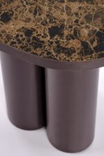 Ława CORDINA S 50x50 cm brązowy MDF do salonu - obrazek 3