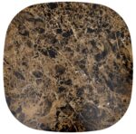 Ława CORDINA 80x80 cm brązowy MDF do salonu - obrazek 4