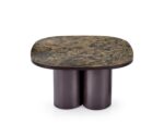 Ława CORDINA 80x80 cm brązowy MDF do salonu - obrazek 5