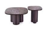 Ława CORDINA 80x80 cm brązowy MDF do salonu - obrazek 13
