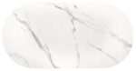 Ława KALUA 60x120 cm biały / złoty MDF do salonu - obrazek 5