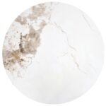 Ława MAGNUM 80x80 cm naturalny / biały MDF do salonu - obrazek 2