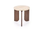 Ława MAMBO S 50x50 cm orzechowy / trawertyn / orzech MDF do salonu - obrazek 2