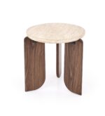 Ława MAMBO S 50x50 cm orzechowy / trawertyn / orzech MDF do salonu - obrazek 5