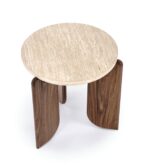 Ława MAMBO S 50x50 cm orzechowy / trawertyn / orzech MDF do salonu - obrazek 7