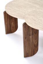 Ława MAMBO 80x80 cm orzechowy / trawertyn / orzech MDF do salonu - obrazek 12