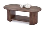 Ława PERILA 60x120 cm orzechowy / orzech MDF do salonu - obrazek 2