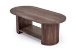 Ława PERILA 60x120 cm orzechowy / orzech MDF do salonu - obrazek 4