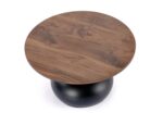 Ława TIMOR 70x70 cm orzechowy / czarny / orzech MDF do salonu - obrazek 6