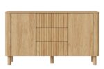 Komoda ARANGO KM-1 150 cm dąb hikora MDF do salonu lub sypialni - obrazek 6