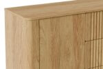 Komoda ARANGO KM-1 150 cm dąb hikora MDF do salonu lub sypialni - obrazek 7